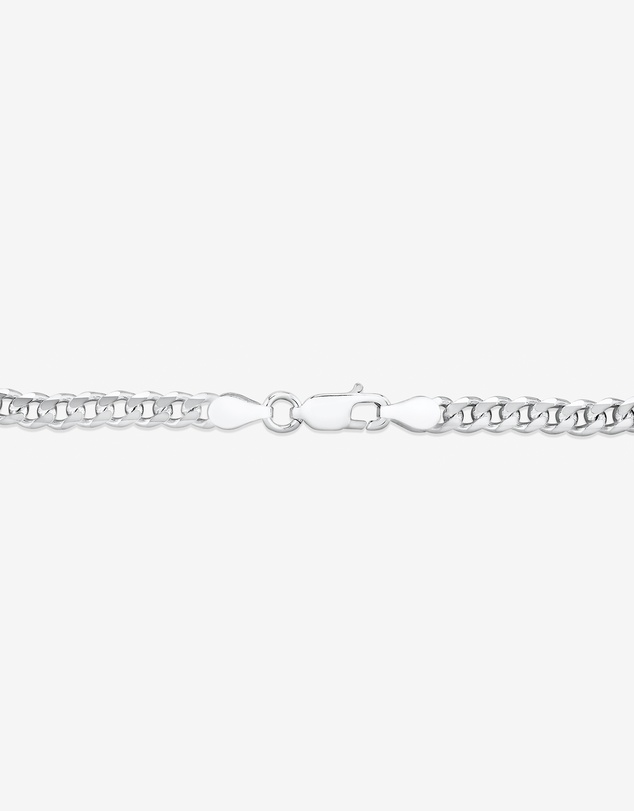 Michael Hill - 19cm (7”) 4mm-4.5mm Width Heavy Curb Bracelet in Sterling Silver