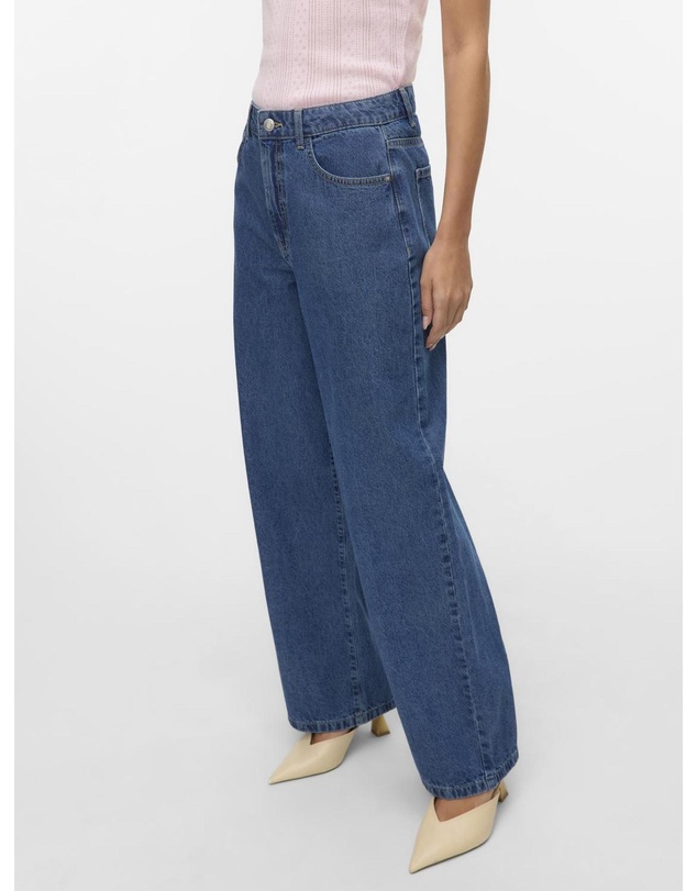 Vero Moda - Kirsa High Waisted Wide Jeans