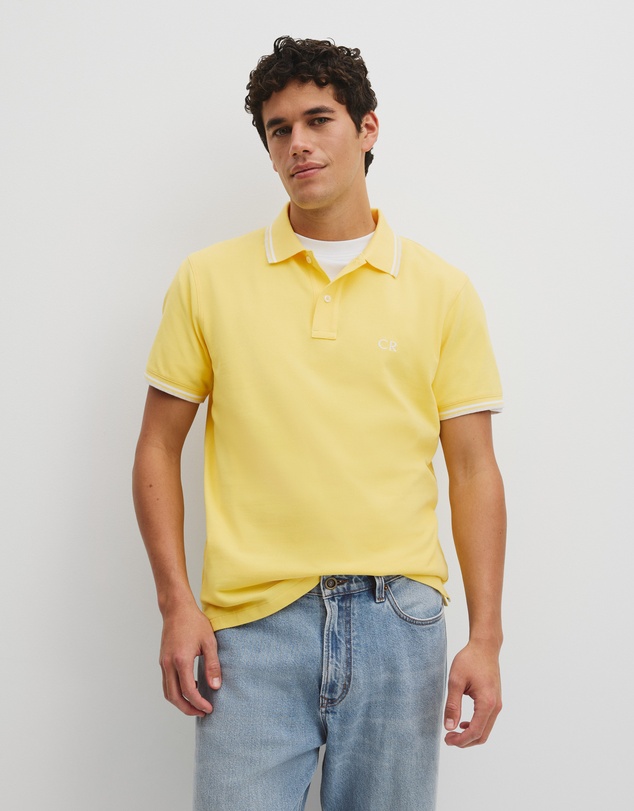 Country Road - Australian Cotton Cr Logo Pique Polo