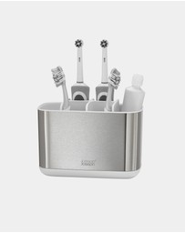 Joseph Joseph - EasyStore™ Steel Large Toothbrush Caddy (White)