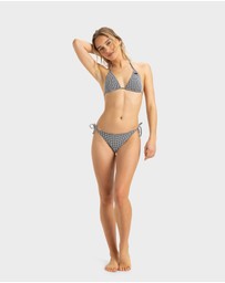 Roxy - Womens Gingham Cheeky Bikini Bottom