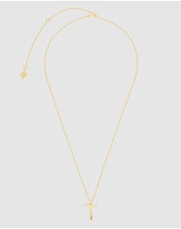 Wanderlust + Co - Alphabet Bubble Pendant Necklace - Letter T