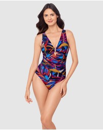 Magicsuit - Mariachi Kristi Plunge One-Piece Shaping Swimsuit