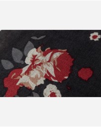 Ozwear Connection Uggs - 100% Australian Wool Print Scarf Black Floral