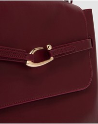 By Far - Cora Sour Cherry Lamb Nappa Leather Bag