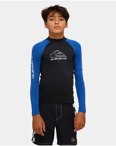 Quiksilver - Boys 8 to 16 On Tour Long Sleeve Rash Vest