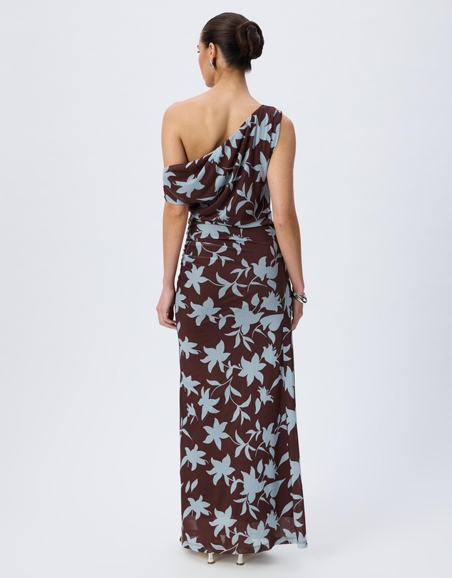 Tussah - Fiorella Off The Shoulder Printed Maxi Dress
