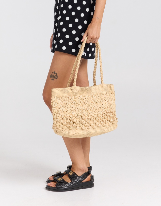 Poolside Paradiso - Vacanza Straw Bag - Natural Raffia