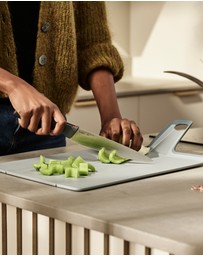 Joseph Joseph - Chop2Pot™ Plus Regular Folding Chopping Board (Pale Blue)