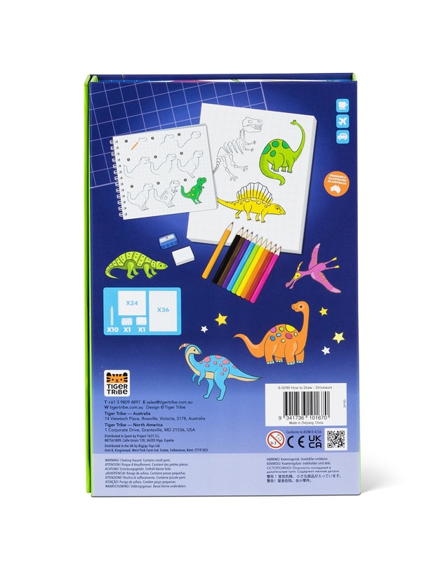 Tiger Tribe - How to Draw - Dinosaurs