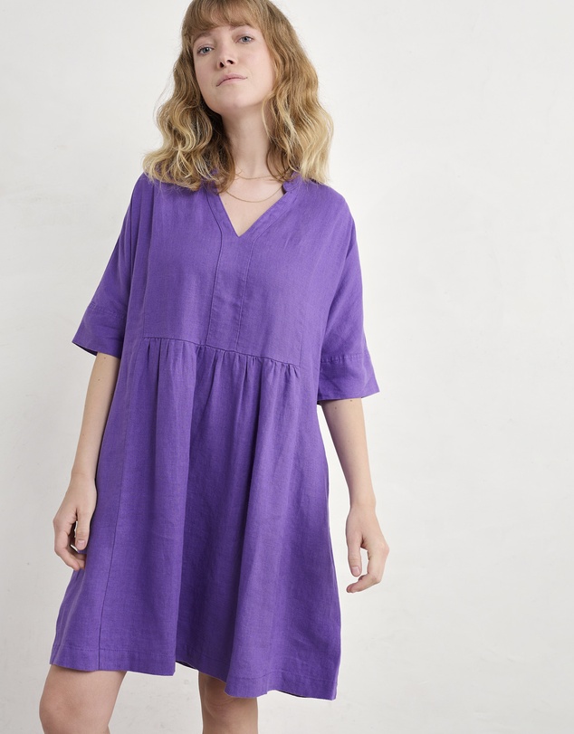 Seasalt - Seasalt Cornwall Purple Draw Kiln Dress