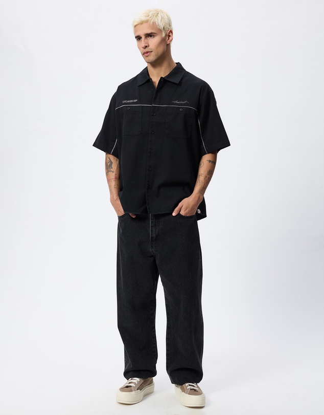 Worship - Toll Free Short Sleeve Work Shirt