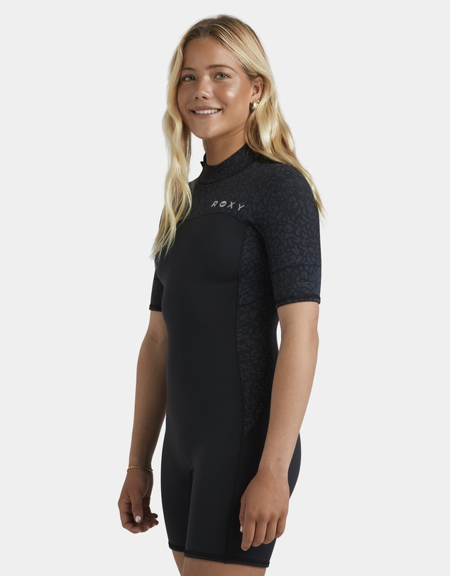 Roxy - Womens 2mm Swell natural Back Zip Springsuit