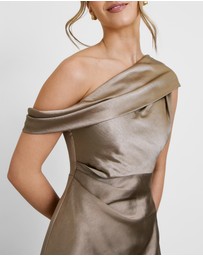 Six Stories - Drape One Shoulder Bridesmaid Dress
