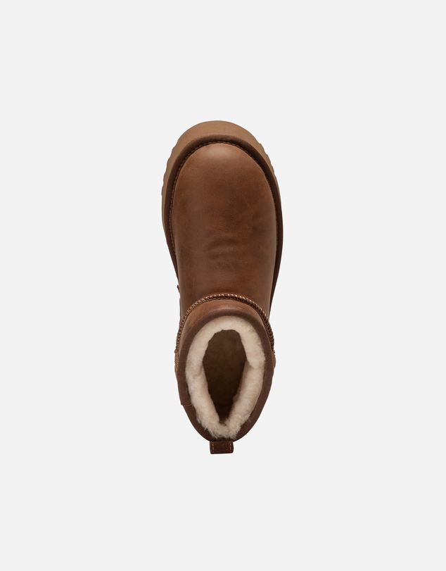Ozwear Connection Uggs - Ugg Classic Platform Ultra Mini Boot (Oiled Leather) (4.5cm)