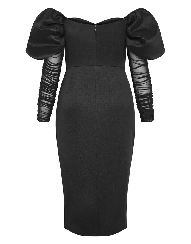 City Chic - Valentine Off Shoulder Dress
