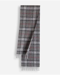 Ozwear Connection Uggs - 100% Wool Scarf Grey Check