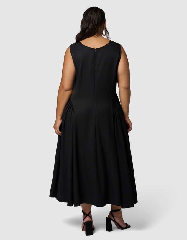 Pink Dusk by Curve Project - Electric Love Midi Dress