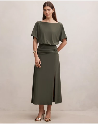 Forever New - Parker Draped Jersey Midi Dress