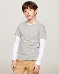 Tommy Hilfiger - Basic Crew Neck Short Sleeve T-Shirt - Kids