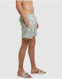 Urban Classics - Embroidered Swim Shorts