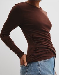 Country Road - Jersey Wrap Top