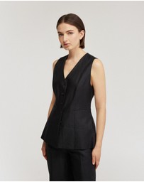 Oxford - Alice Linen Waistcoat