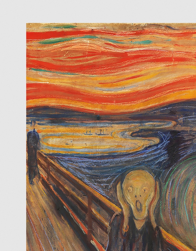 Inka Arthouse - Scream by Edvard Munch Art Print