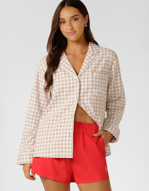 Lorna Jane - Flannel Lounge Shirt