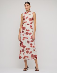 Staple the Label - Lumi Mesh Midi Dress