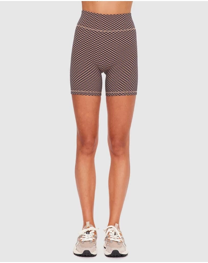 The Upside - Houndstooth 12cm Spin Shorts