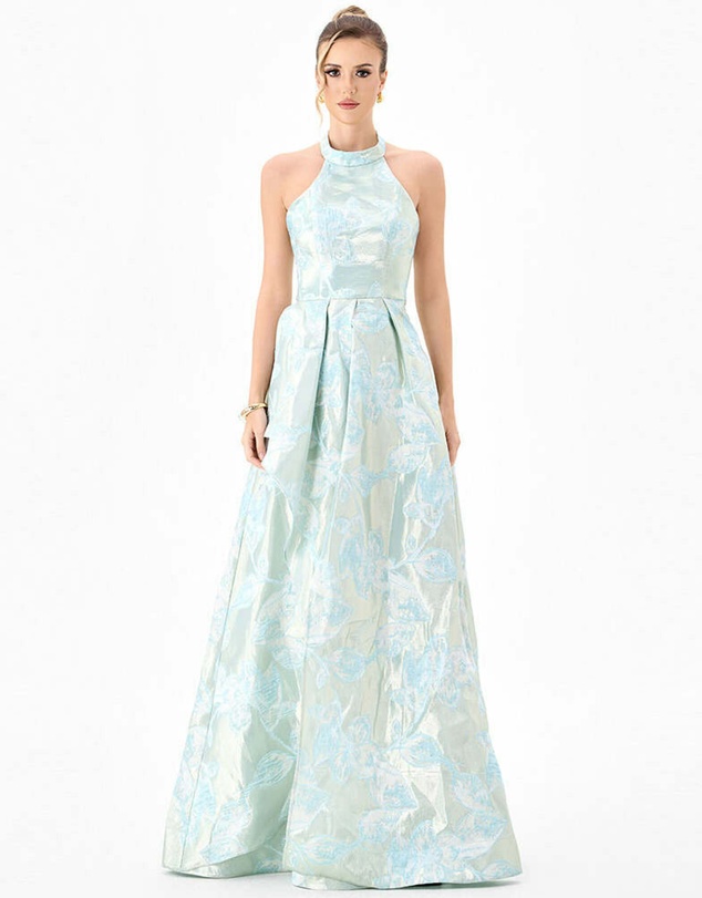 Bariano - Atila High Neck Gown