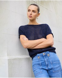 DRICOPER DENIM - Carrie Rodeo Blue Wide Straight Leg Jeans