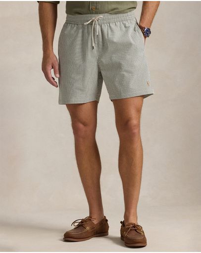New Olive Seersucker