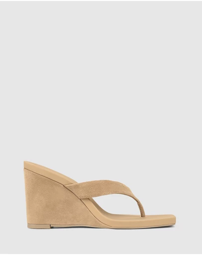 Siren - Melrose Thong Wedges