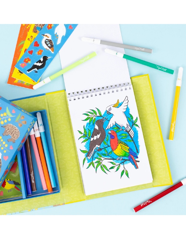 Tiger Tribe - Colouring Set Aussie Animals