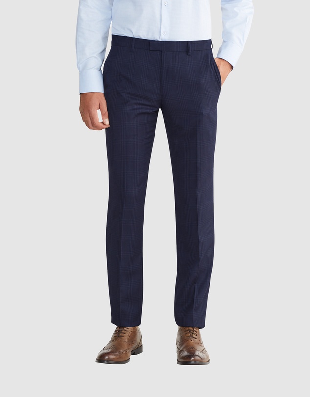 Van Heusen - Wool Blend Check Suit Pant