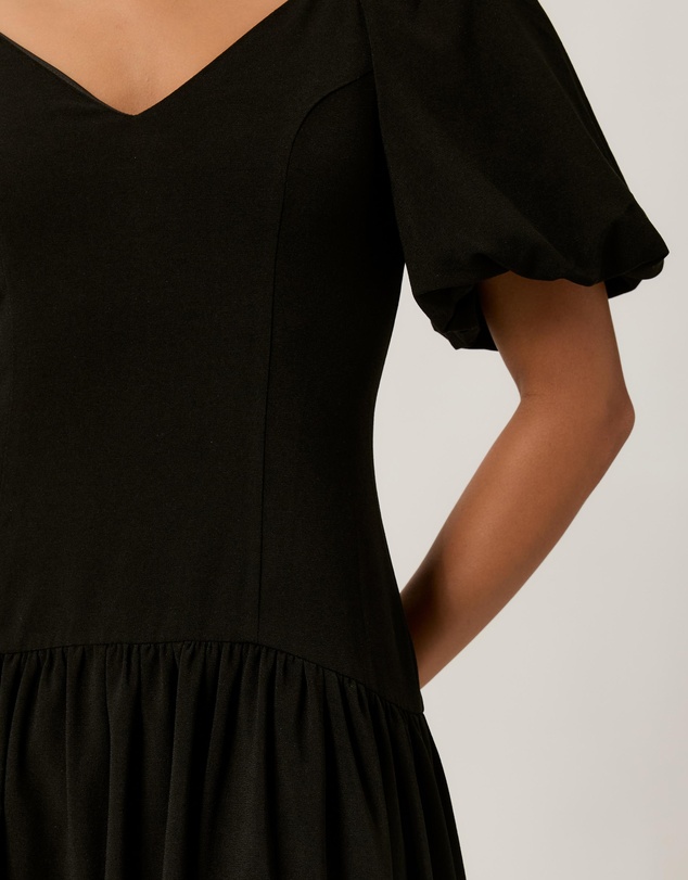 Tussah - Ella Puff Sleeve Midi Dress