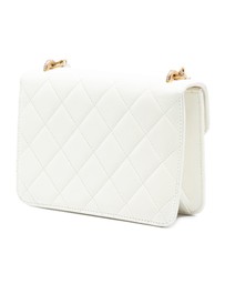 Pre-Loved by Azura Reborn - Pre-Loved Quilted Lambskin Crystal Geometric CC Frame Flap