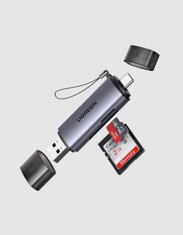 Ugreen - UGREEN USB-C SD MicroSD Card Reader 5Gbps