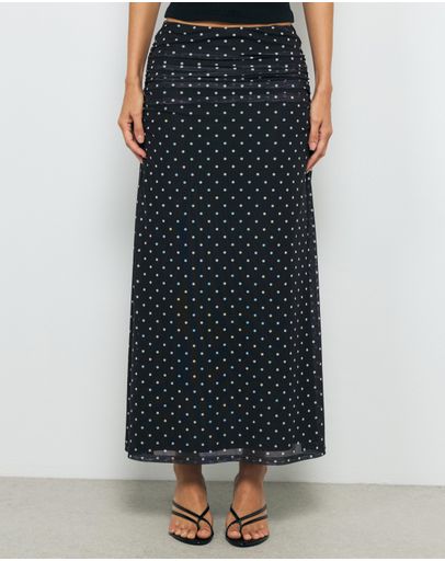 Black Base Polka Dot