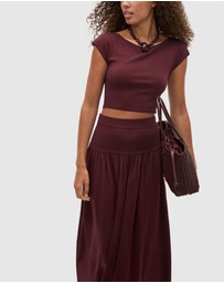 Seed Heritage - Compact Crepe Knit Top