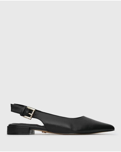Betts - Wider Fit Chaps Leather Low Heel Pumps