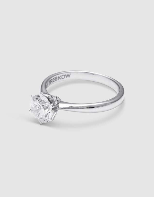 Von Treskow - 1.00ct Lab Diamond Ring - Sterling Silver