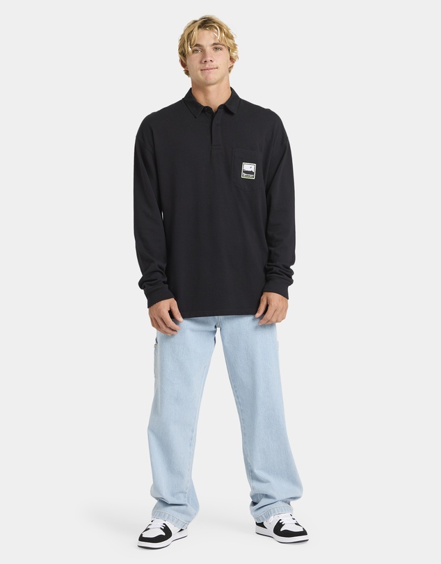 Quiksilver - Mens Mercury Rugby Long Sleeve T-Shirt