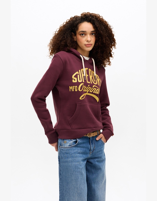 Superdry - Mfg Original Metallic Hoodie
