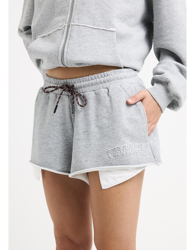 Subtitled - Brie Cropped Fleece Shorts