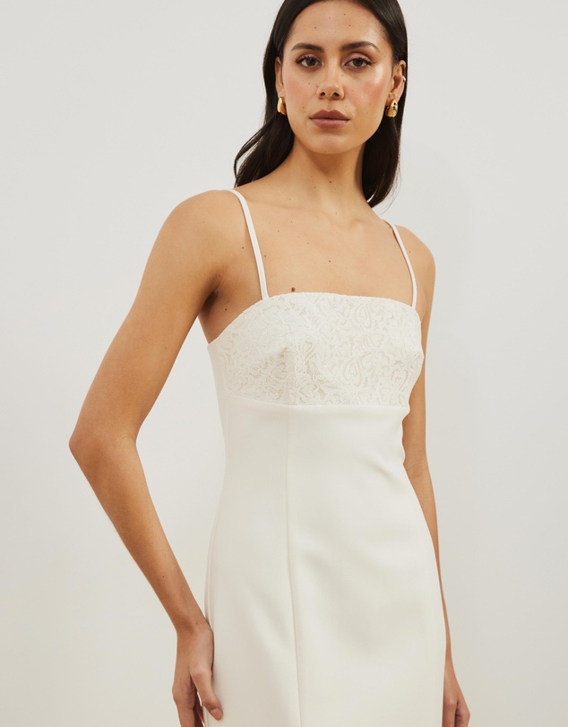 Atmos&Here - Sofia Lace Bust Midi Dress