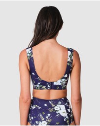 UNE PIECE - Classic Square Neck Bralette Bikini Top