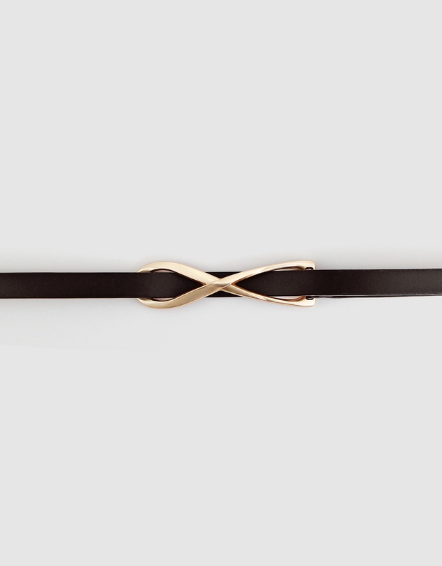 Belle & Bloom - London Mood Leather Tie Belt